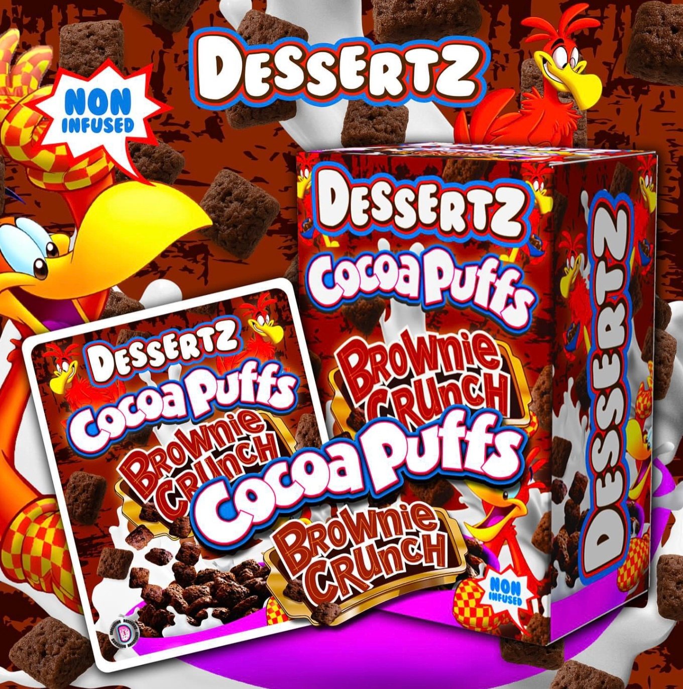 Dessertz Cocoapuffs Brownie