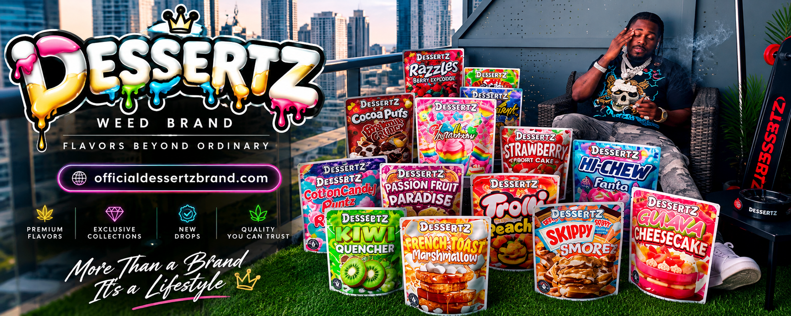 Official Dessertz Brand collection graphic