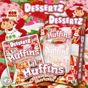 Dessertz Lil Muffins Strawberry Shortcake