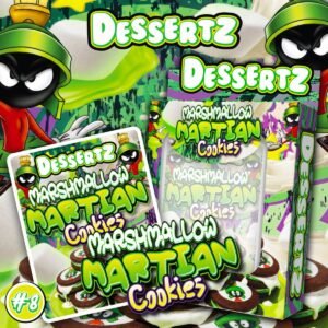 Dessertz Marshmallow Martian Cookies